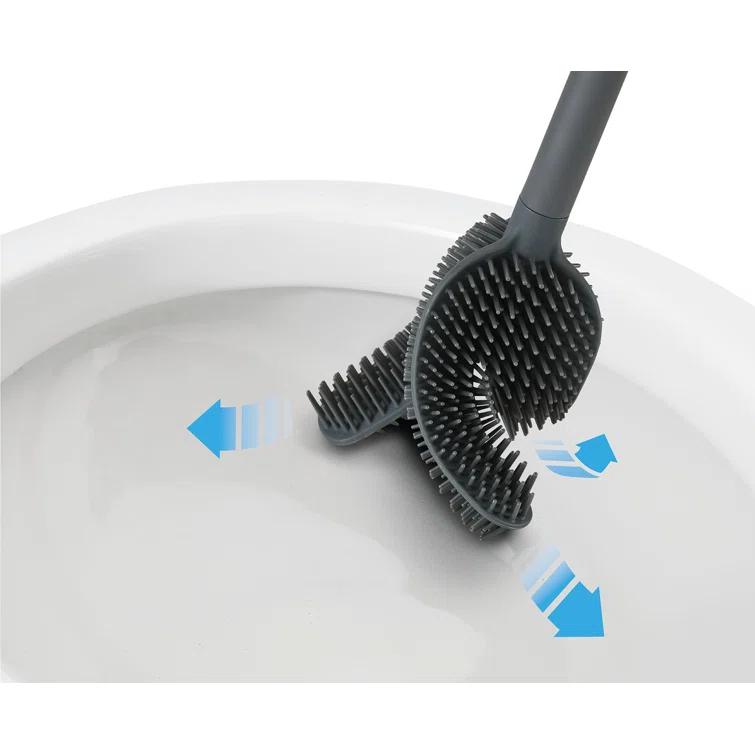 Joseph Joseph Flex 360 Luxe Stainless Steel Toilet Brush