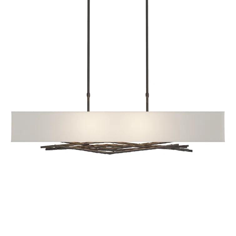 Brindille 4 - Light Kitchen Island Rectangle Pendant