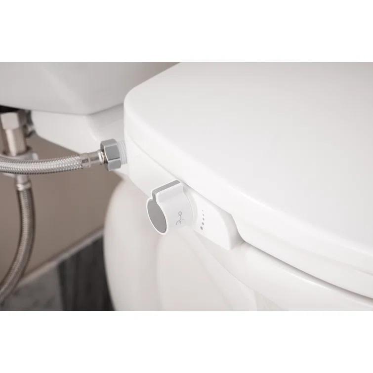 2-Series Non Electronic Bidet Seat for Round Toilets in White