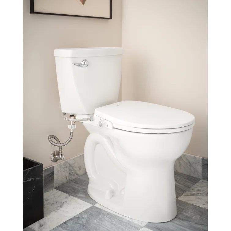 2-Series Non Electronic Bidet Seat for Round Toilets in White