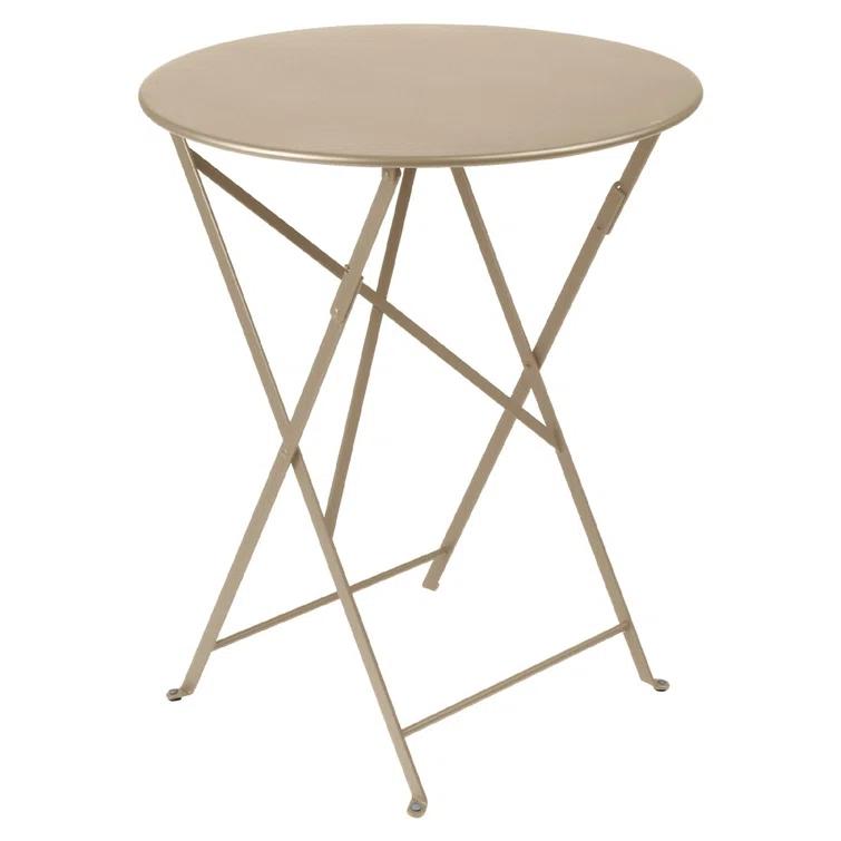 Bistro Round Metal Outdoor Folding Bistro Table