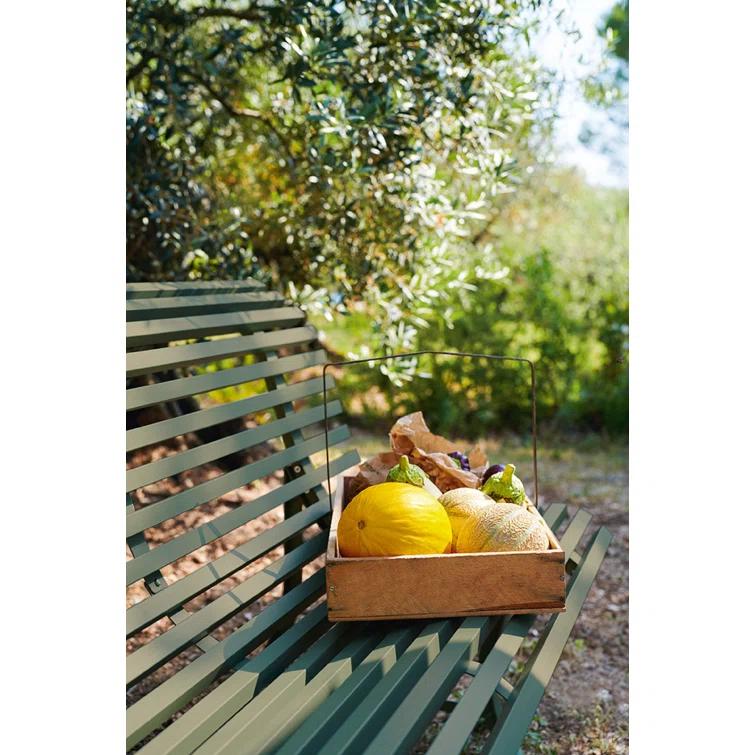 Louisiane Steel Outdoor Bench