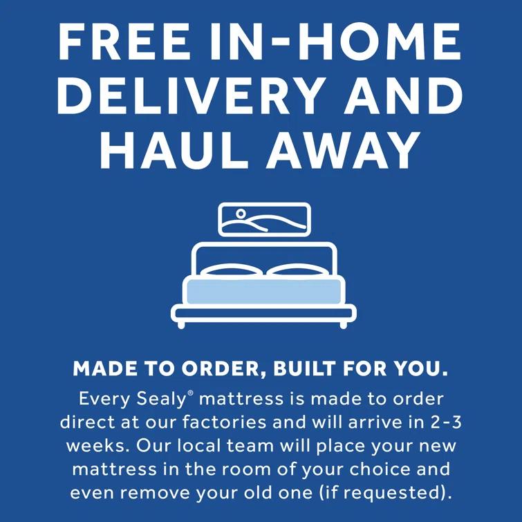 Sealy Sealy Brenham 13.5" Medium Memory Foam Mattress