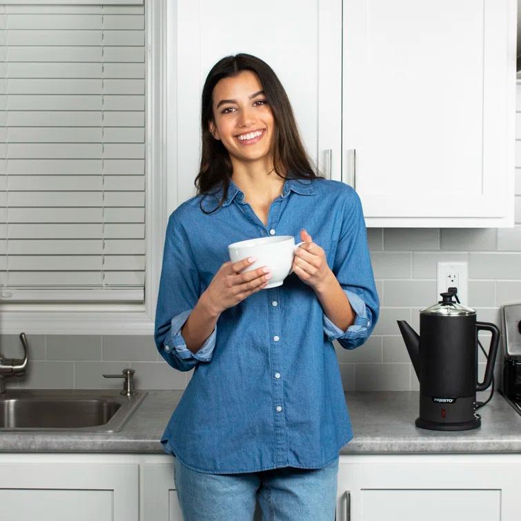 Presto 02815 12 Cup Cordless Coffee Maker - Percolator