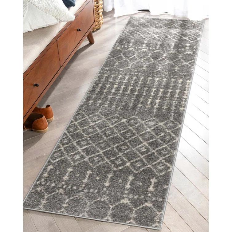 Mystic Colette Moroccan Trellis Grey Area Rug