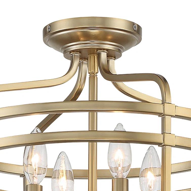 Minka Lavery - Covent Park - 4 Light Semi-Flush Mount - 14.5 inches tall by 16