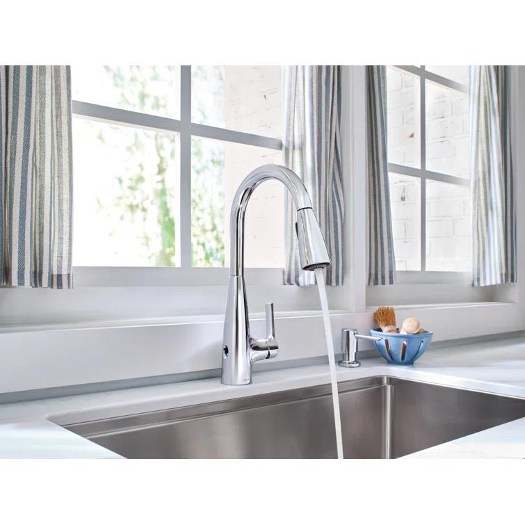 Haelyn Touchless Single-Handle Pulldown Sprayer Kitchen Faucet with MotionSense Wave and Power Clean