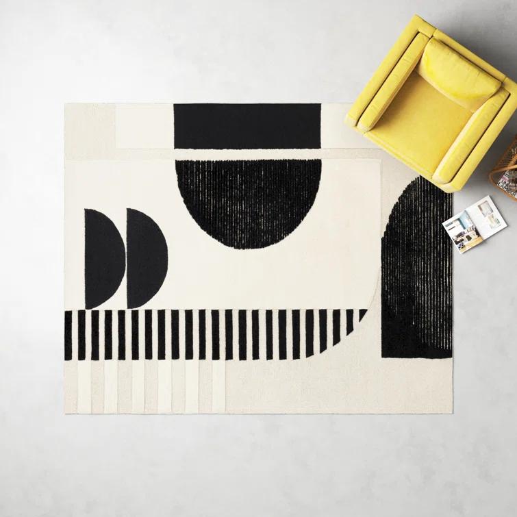 Sola Wool Cream/Black/Light Beige Rug