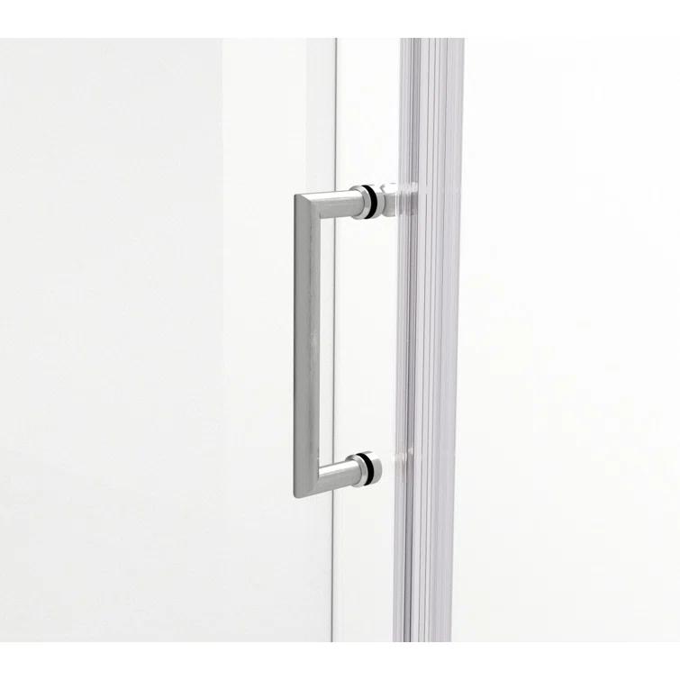 58.5" W x 72" H Pivot Frameless Shower Door