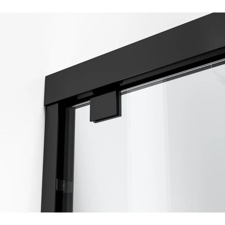 54.33" - 60" W x 60" H Double Sliding Semi-Frameless Tub Door
