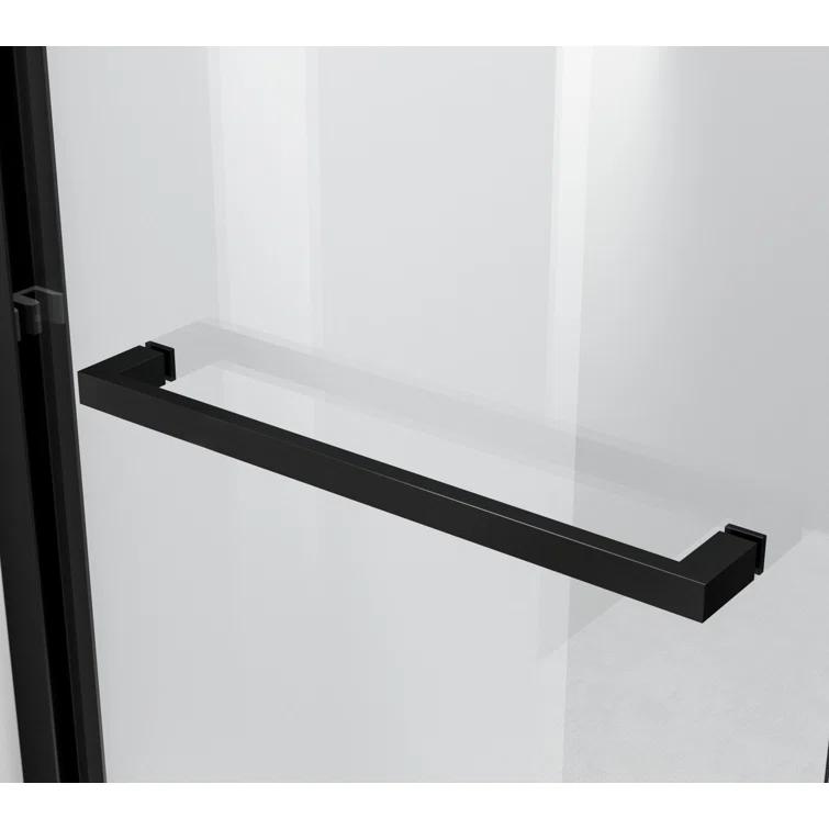 54.33" - 60" W x 60" H Double Sliding Semi-Frameless Tub Door