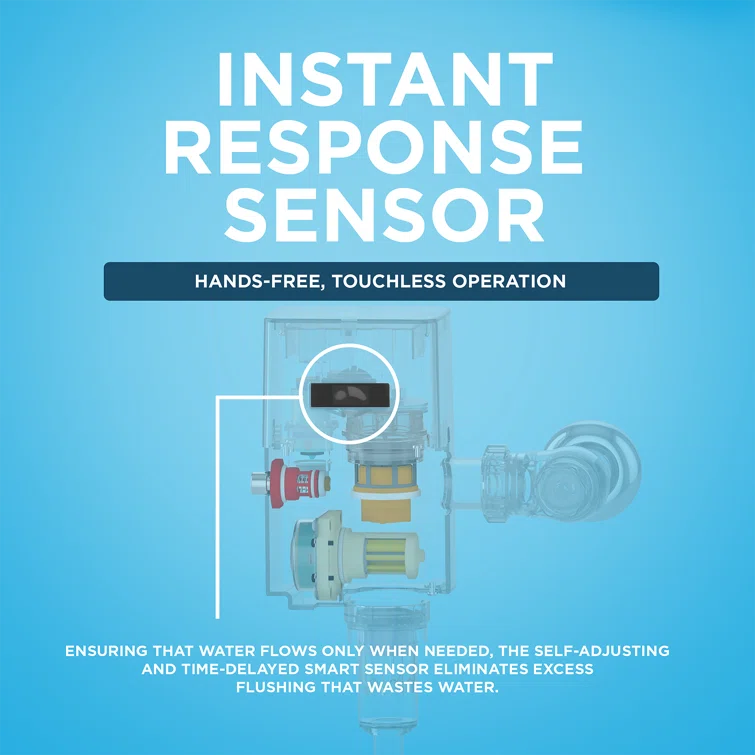TOTO TET6UB#CP Touchless High-Efficiency Fushometer Valve