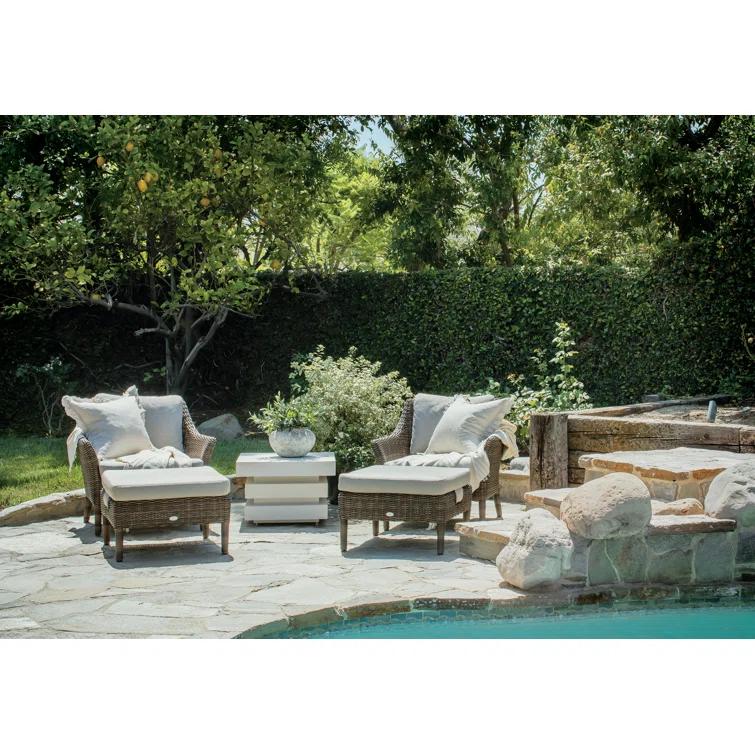Seasonal Living Provenance Signature Premium All-Weather Wicker Outdoor Lounge Chair
