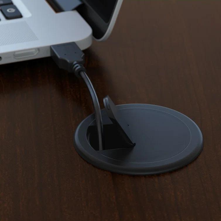 Series C 72W L Shaped Desk with 48W Return and Mobile File Cabinet