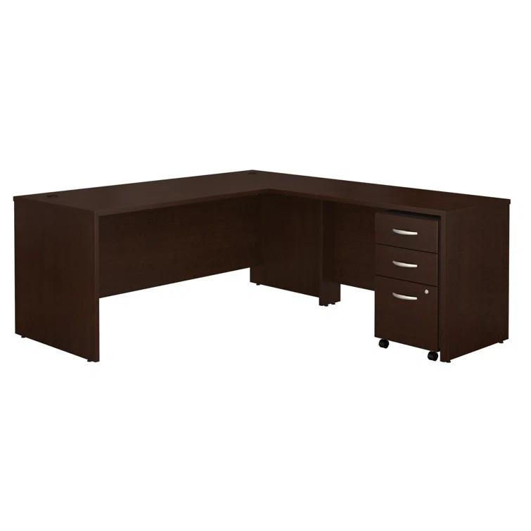 Series C 72W L Shaped Desk with 48W Return and Mobile File Cabinet