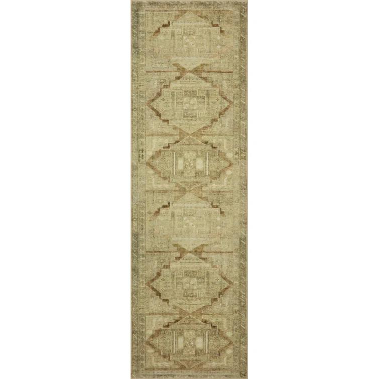 Sinclair II Rug by Magnolia Home by Joanna Gaines x Loloi - Khaki and Tobacco / 2' x 5'