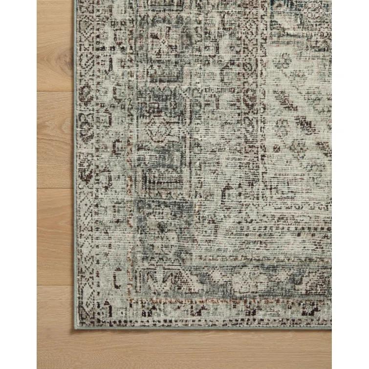 Magnolia Home By Joanna Gaines X Loloi Sinclair Machine Washable Natural / Sage Area Rug