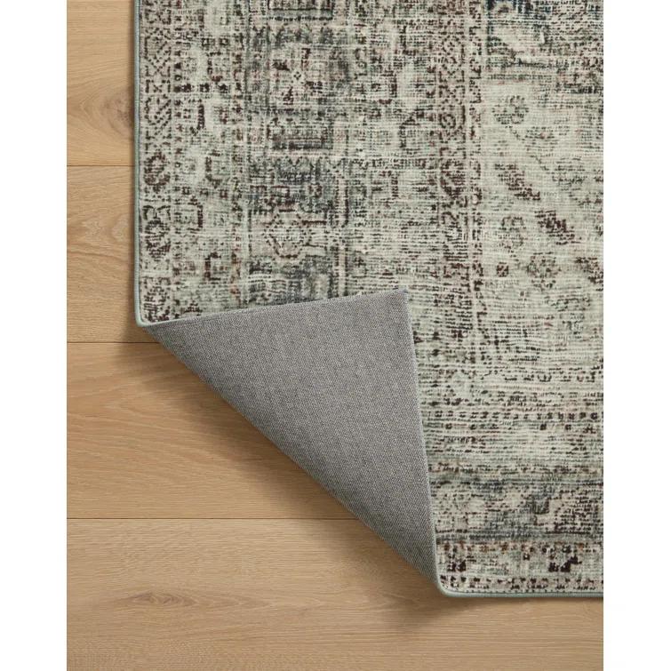 Magnolia Home By Joanna Gaines X Loloi Sinclair Machine Washable Natural / Sage Area Rug