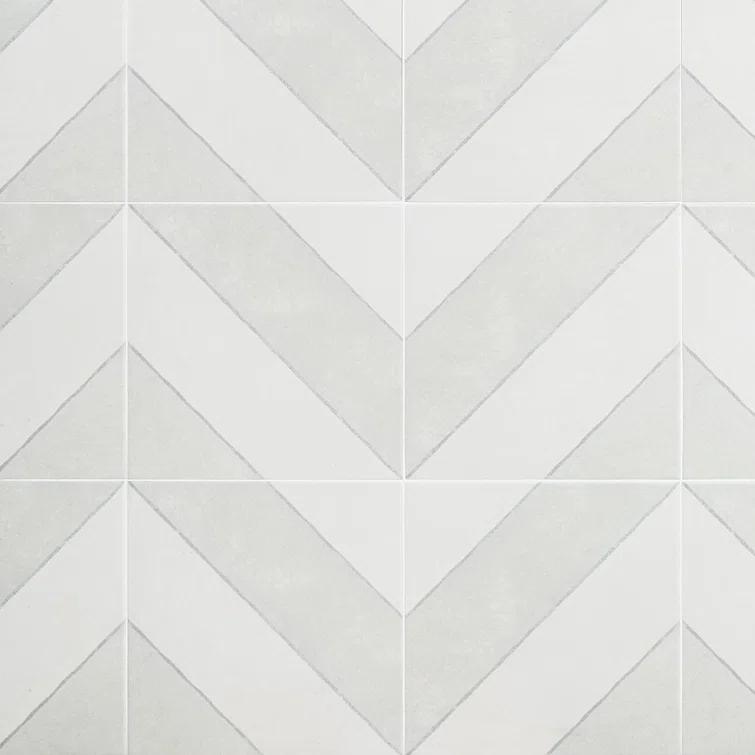 Ava Diagonal 9" x 9" Porcelain Tile (10.76 sq. ft./ Case)