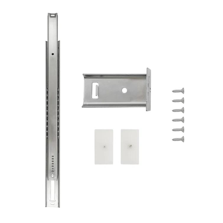 Drawer Slide Center Mount 3/4 Extension Cadmium Finish