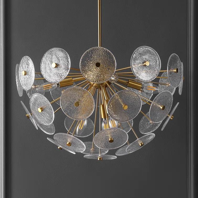 Miri 6 Light 23.75" Pendant - PND4198 - Brass - Safavieh