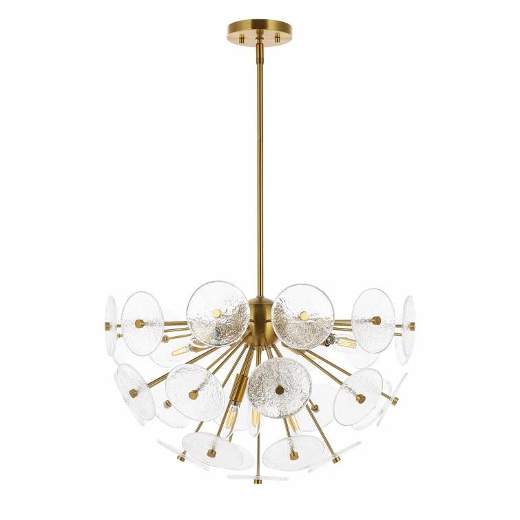 Miri 6 Light 23.75" Pendant - PND4198 - Brass - Safavieh