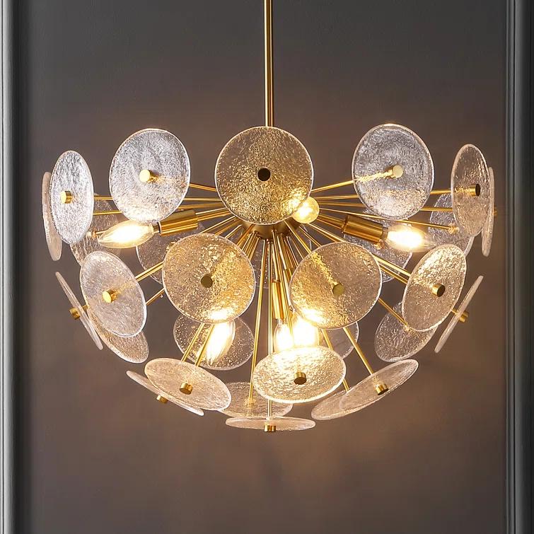 Miri 6 Light 23.75" Pendant - PND4198 - Brass - Safavieh