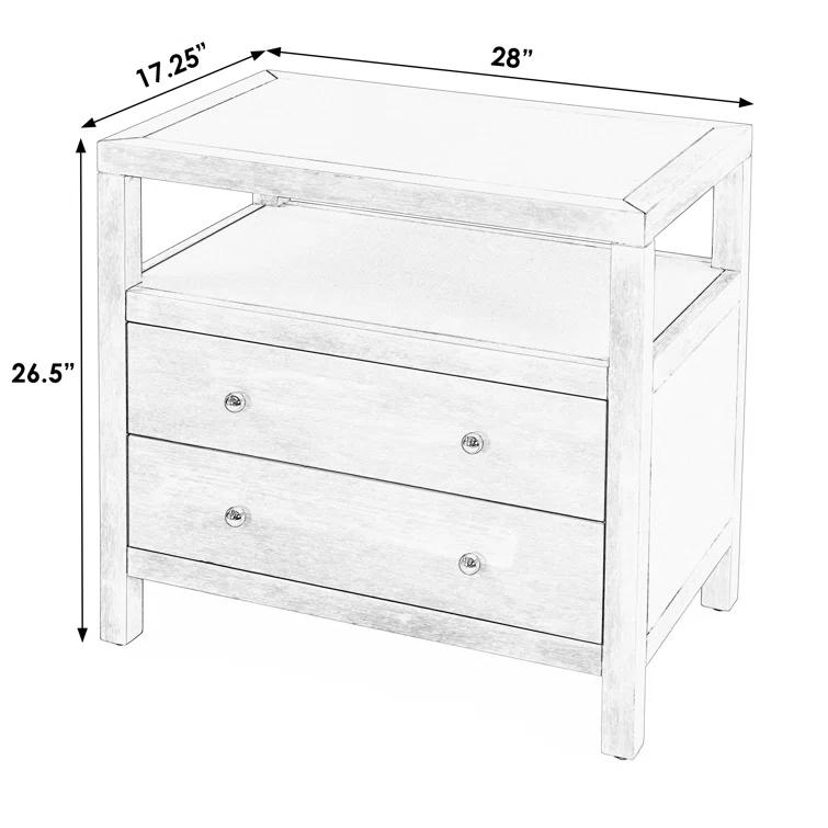 Nora 2-Drawer Nightstand