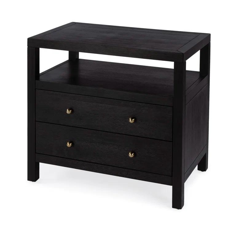 Nora 2-Drawer Wide Nightstand