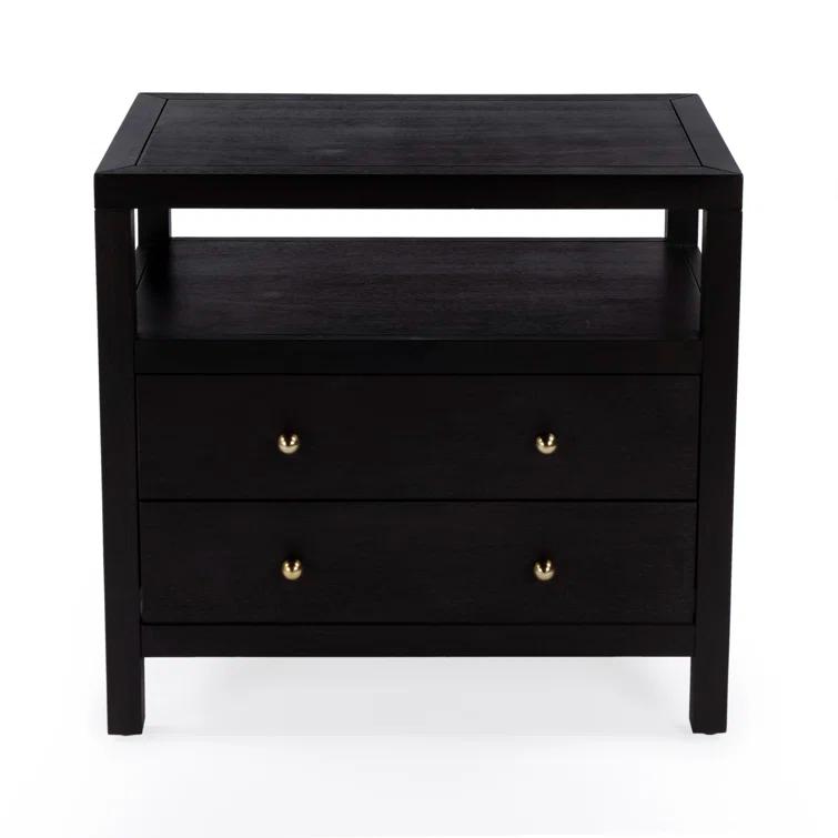 Nora 2-Drawer Wide Nightstand