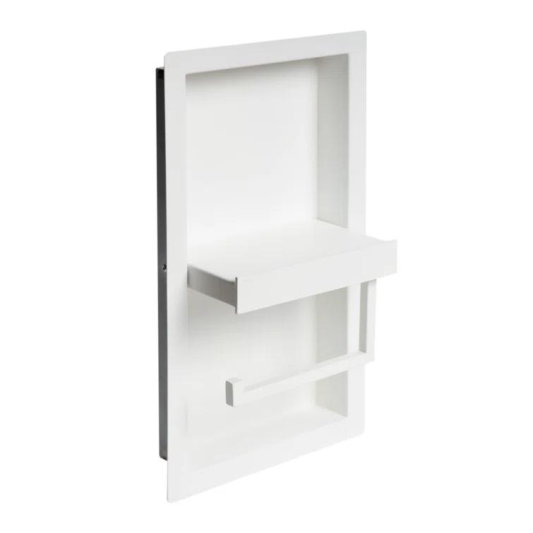 PVD Stainless Steel Recessed Toilet Paper Holder / Bathroom Niche