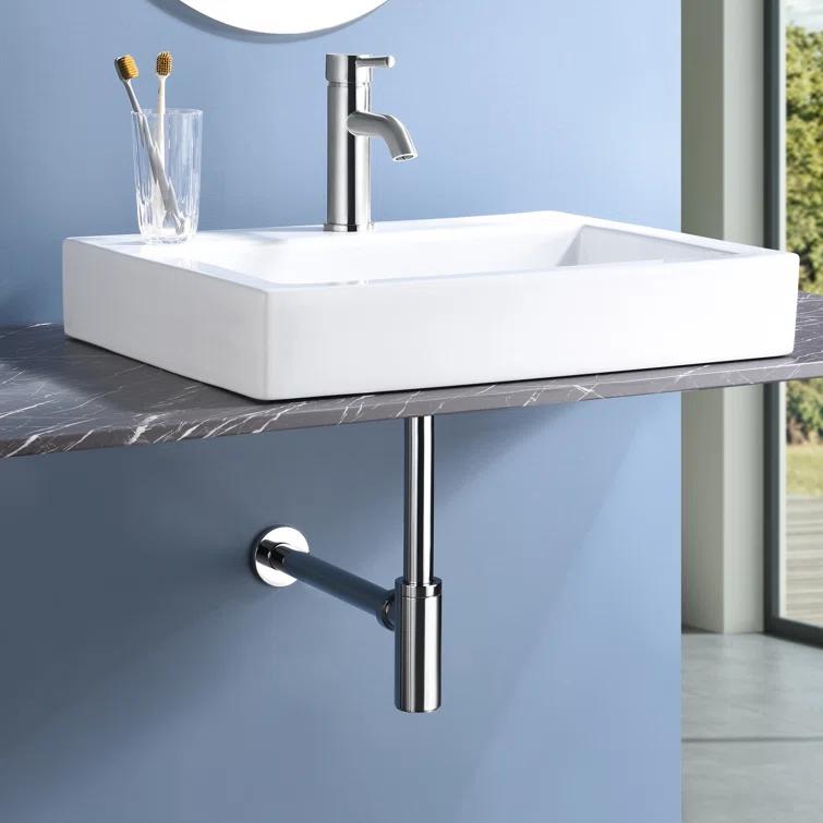 Designer 1-1/4 In. Brass Round Bottle Trap