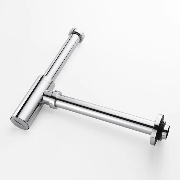 Designer 1-1/4 In. Brass Round Bottle Trap