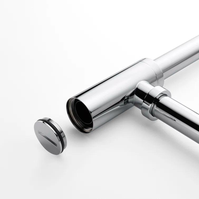 Designer 1-1/4 In. Brass Round Bottle Trap