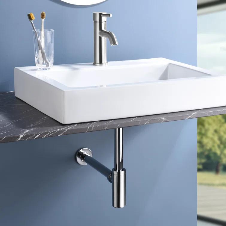 Designer 1-1/4 In. Brass Round Bottle Trap