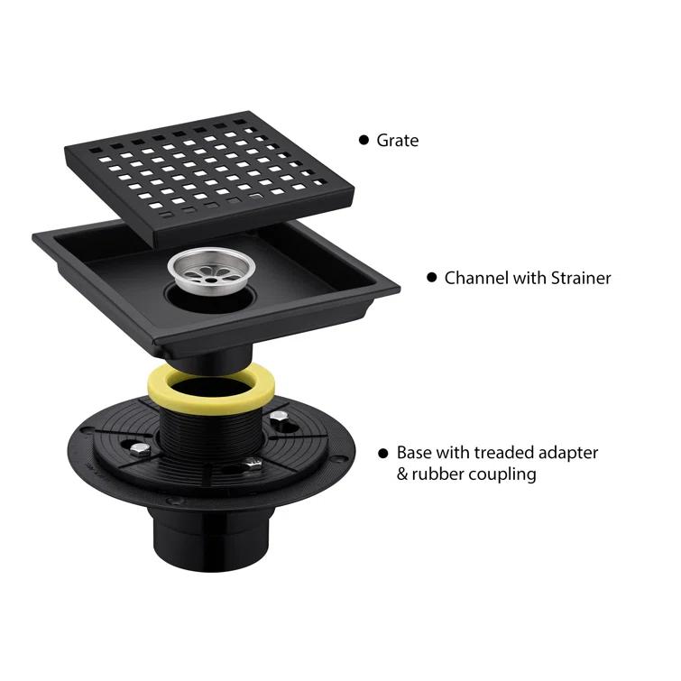 6 in. x 6 in. Shower Floor Drain