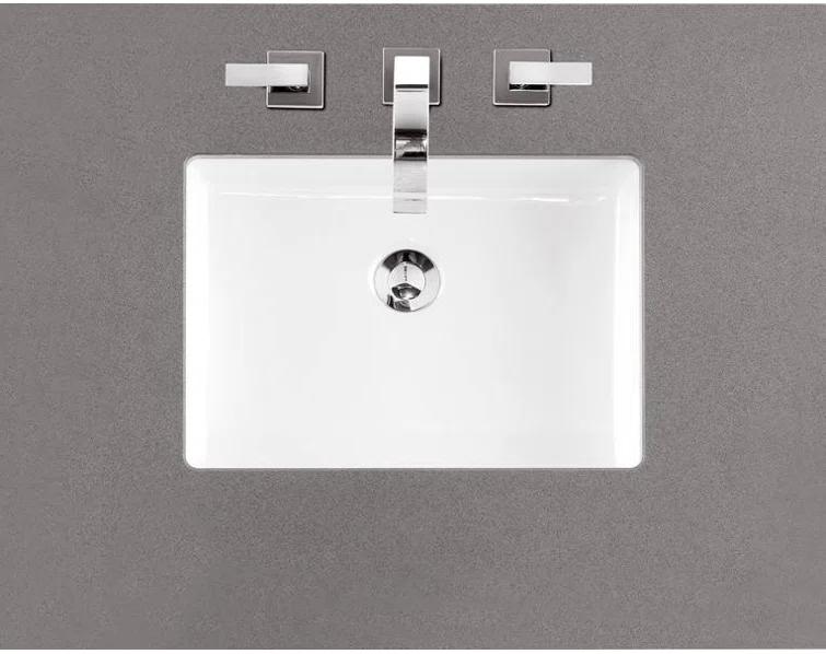 James Martin Vanities Addison 30'' Single Bathroom Vanity with Engineered Quartz Top