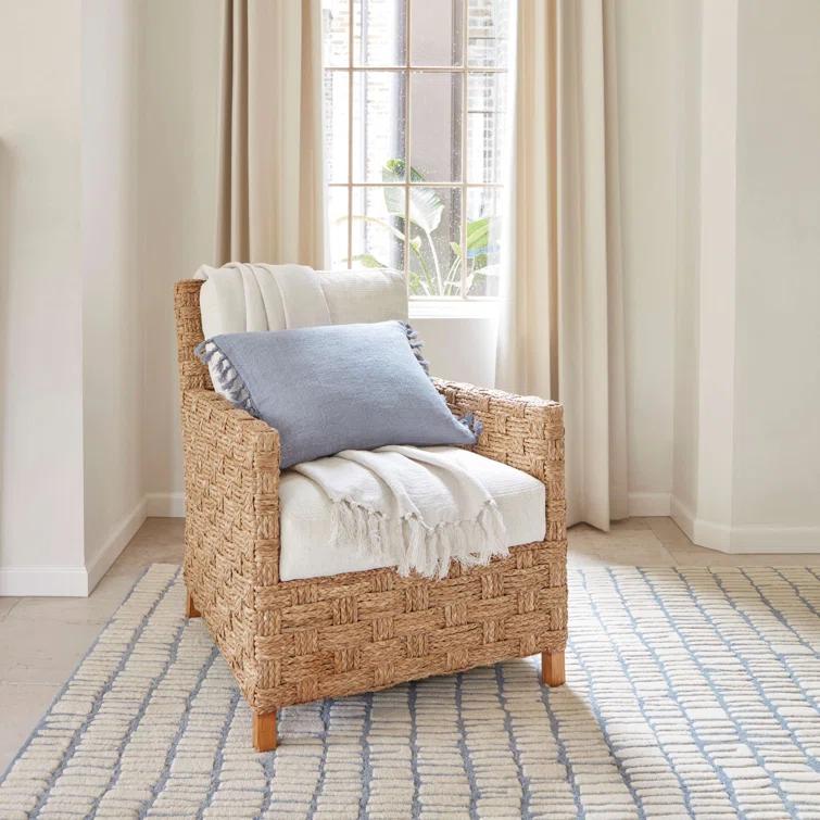 Roark Pewter Blue Hand Tufted Wool Rug