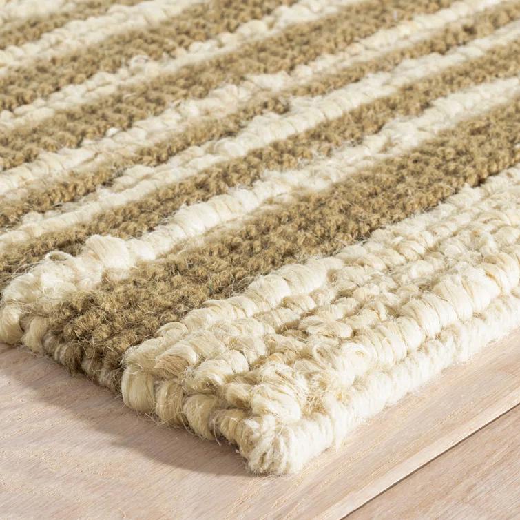 Dash and Albert Rugs Calder Stripe Kelp Handwoven Jute Rug