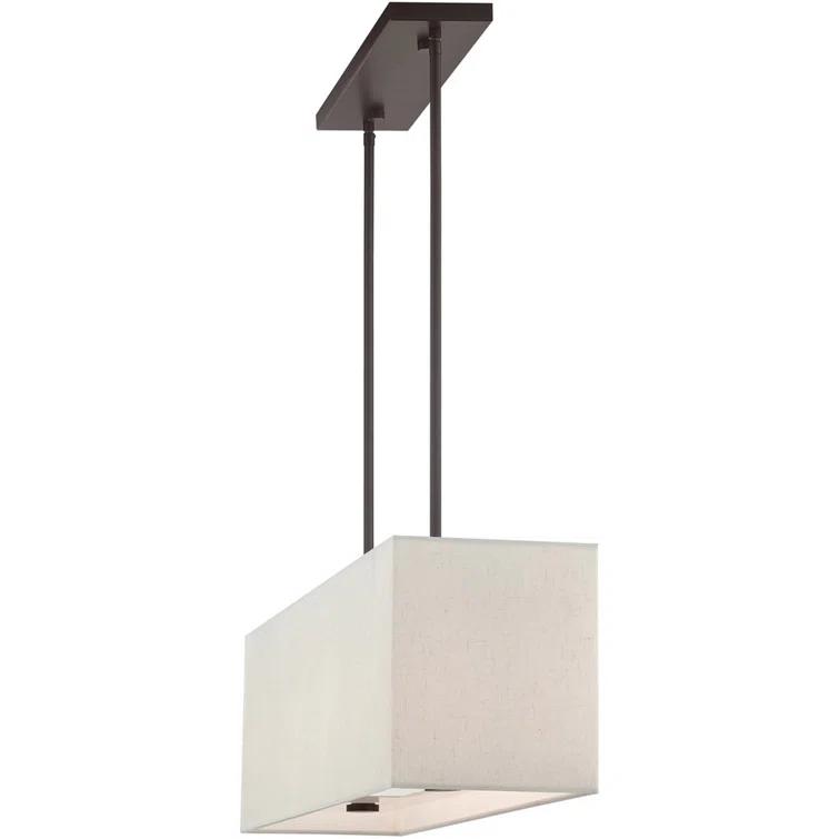 Lighting Lumens 4 - Light Square / Rectangle Chandelier