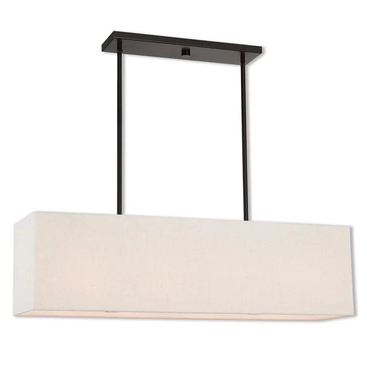 Lighting Lumens 4 - Light Square / Rectangle Chandelier