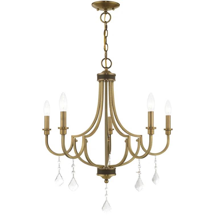 Dedric 5 - Light Dimmable Classic / Traditional Chandelier