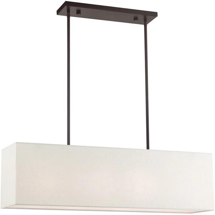 Lighting Lumens 4 - Light Square / Rectangle Chandelier
