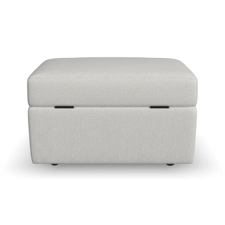 Flex 6 - Piece Upholstered Modular Sectional with Storage Ottoman