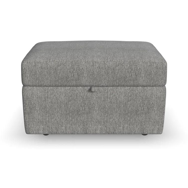 Flex 6 - Piece Upholstered Modular Sectional with Storage Ottoman