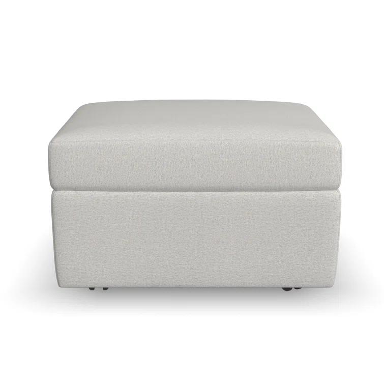Flex 6 - Piece Upholstered Modular Sectional with Storage Ottoman