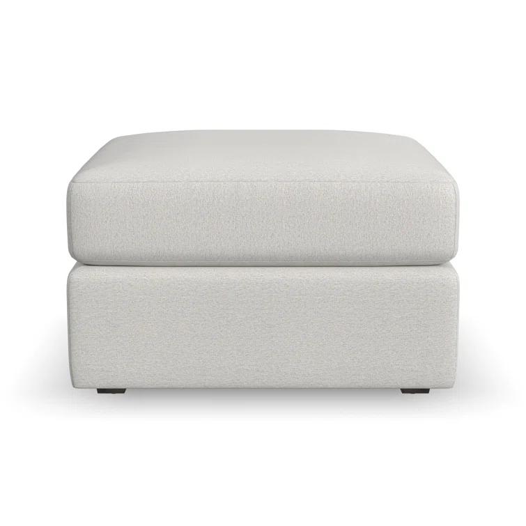 Flex 5 - Piece Upholstered Modular Sectional with Bumper Ottoman