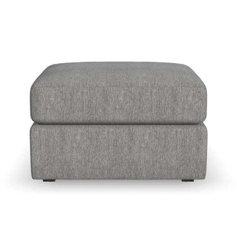 Flex 5 - Piece Upholstered Modular Sectional with Bumper Ottoman