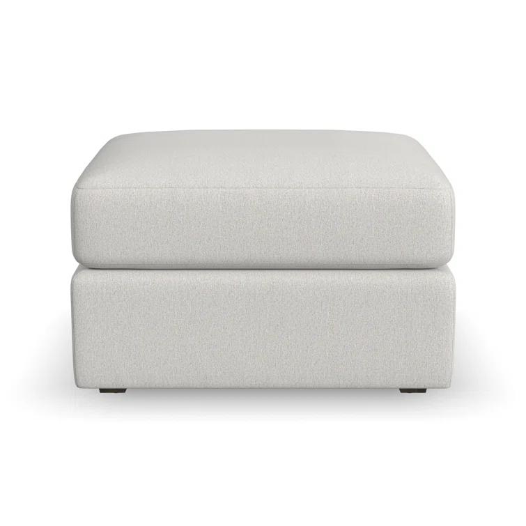Flex 5 - Piece Upholstered Modular Sectional with Bumper Ottoman