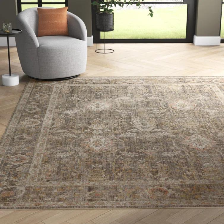 Rosemarie Rug by Chris Loves Julia x Loloi - Sage and Blush / 5' x 7'10"